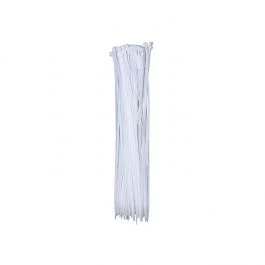 14" White Cable Ties - 100 Pack