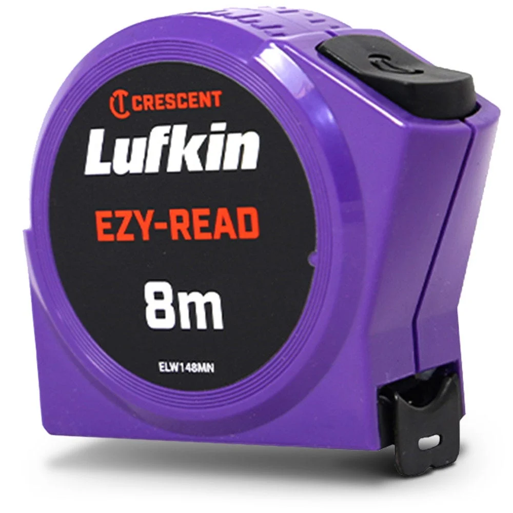 CRESCENT LUFKIN 8m x 25mm Ezy Read Tape Measure ELW148MN