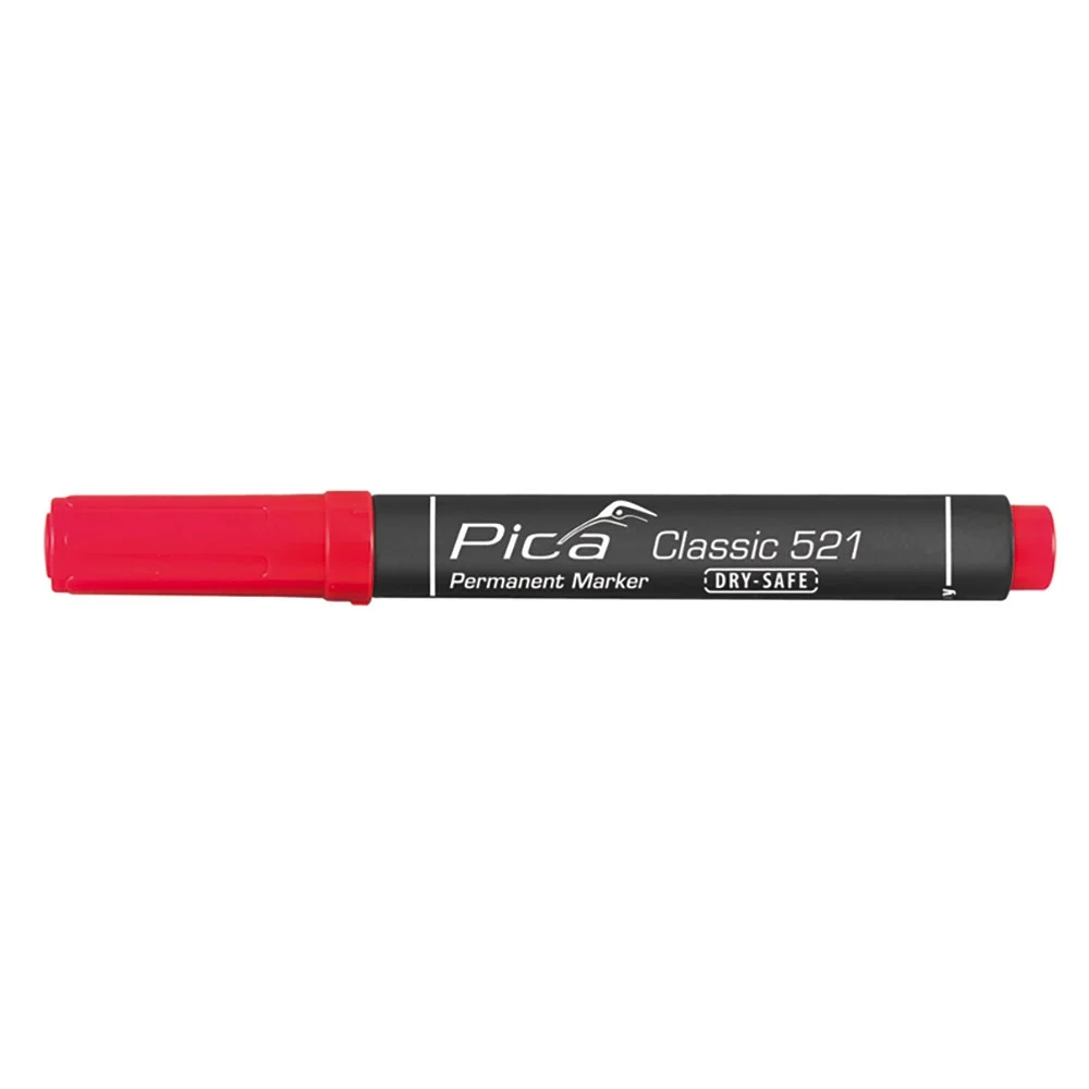 PICA Classic Permanent Marker Chisel Tip Red 52140SB