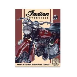 1948 Indian Motorcycle Tin Sign