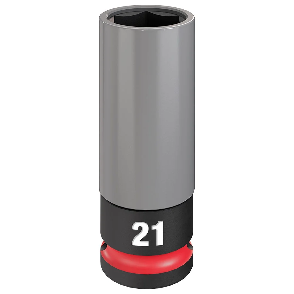 MILWAUKEE SHOCKWAVE Impact Duty™ 1/2" Drive 21mm Lug Nut Wheel Socket 49667806