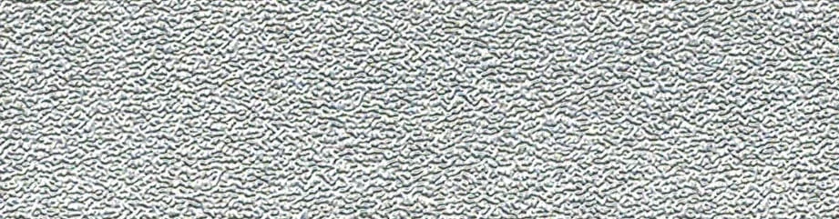 1m x 38mm x 1mm Knurled Point Silver Aluminium Edging U/G Per Metre A138 by Gildo Profilati