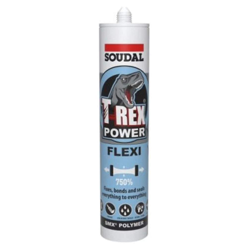290ml T-Rex Power Flexi in Bright White 137369 by Soudal