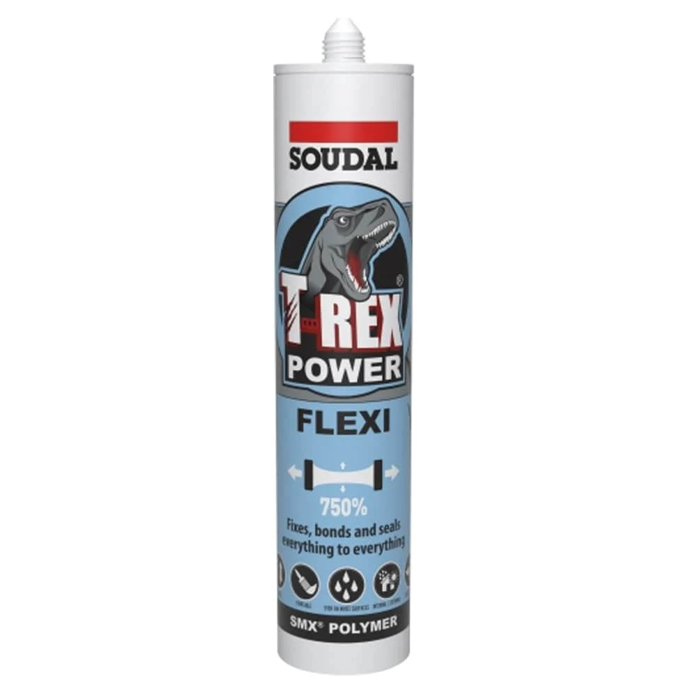 290ml T-Rex Power Flexi in Steel Grey 137415 by Soudal