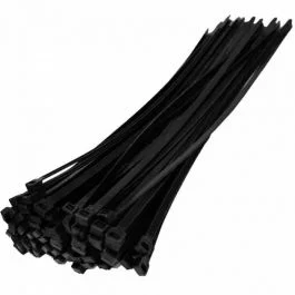 4" Black Cable Ties - 100 Pack