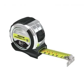 8m x 27mm Powerblade II Tape Chrome - MPT87 by Komelon