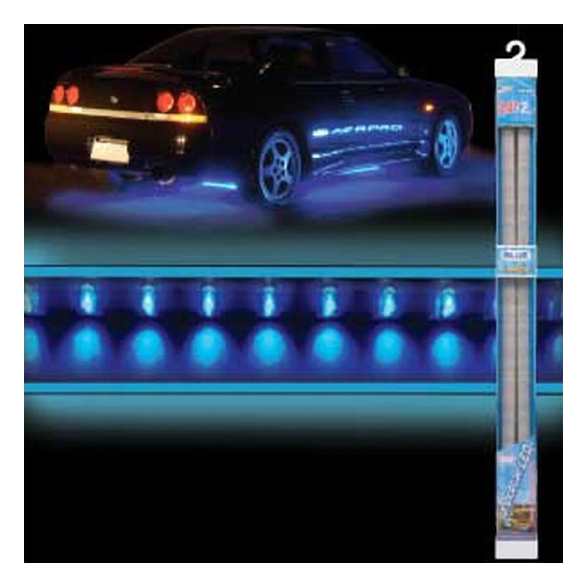 2X24 " Std U/Car Led Kit Blue