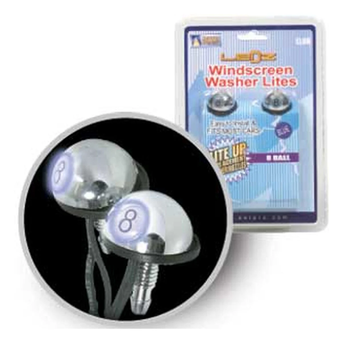 8 Ball W/Screen Wash.Led White