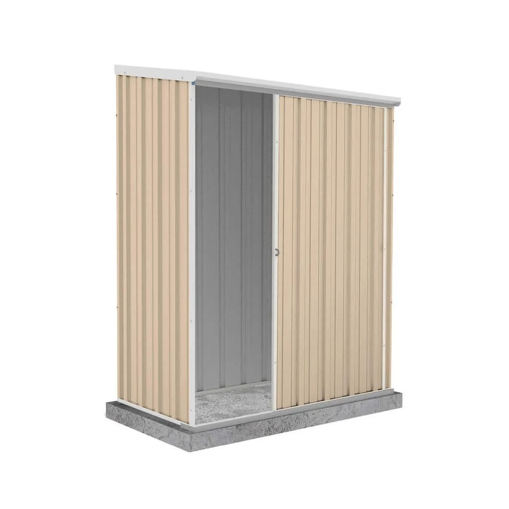 Absco Shed Ezislider Classic Cream 1.52 x 0.78 x 1.95m