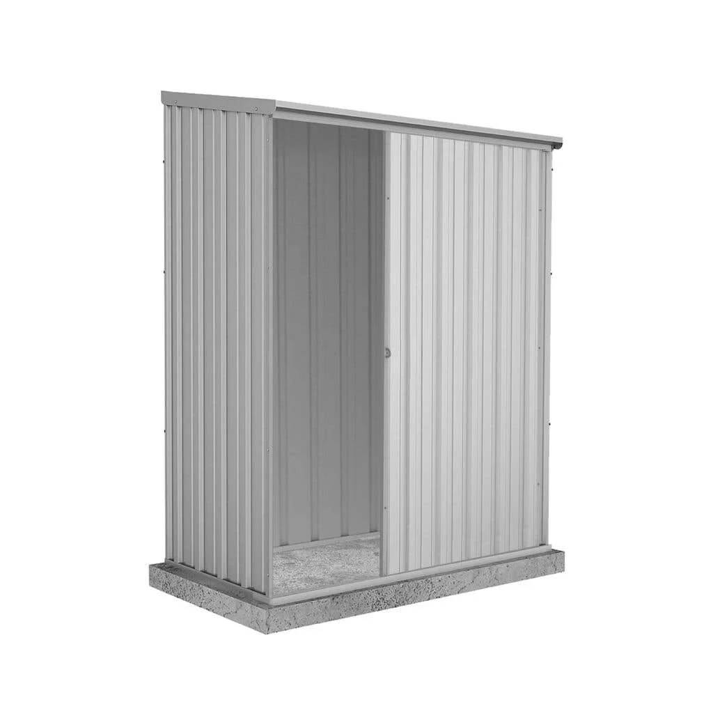 Absco Shed Ezislider Zincalume 1.52 x 0.78 x 1.95m