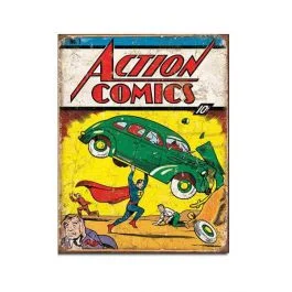 Action Comics Tin Sign