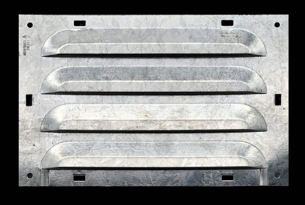 Alpine Ventilation Louvered Vent with Mesh 230 x 150mm