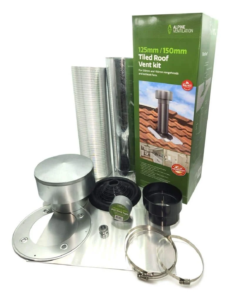 Alpine Ventilation Tiled Roof Vent Kit 125-150mm