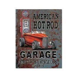American Hot Rod Tin Sign