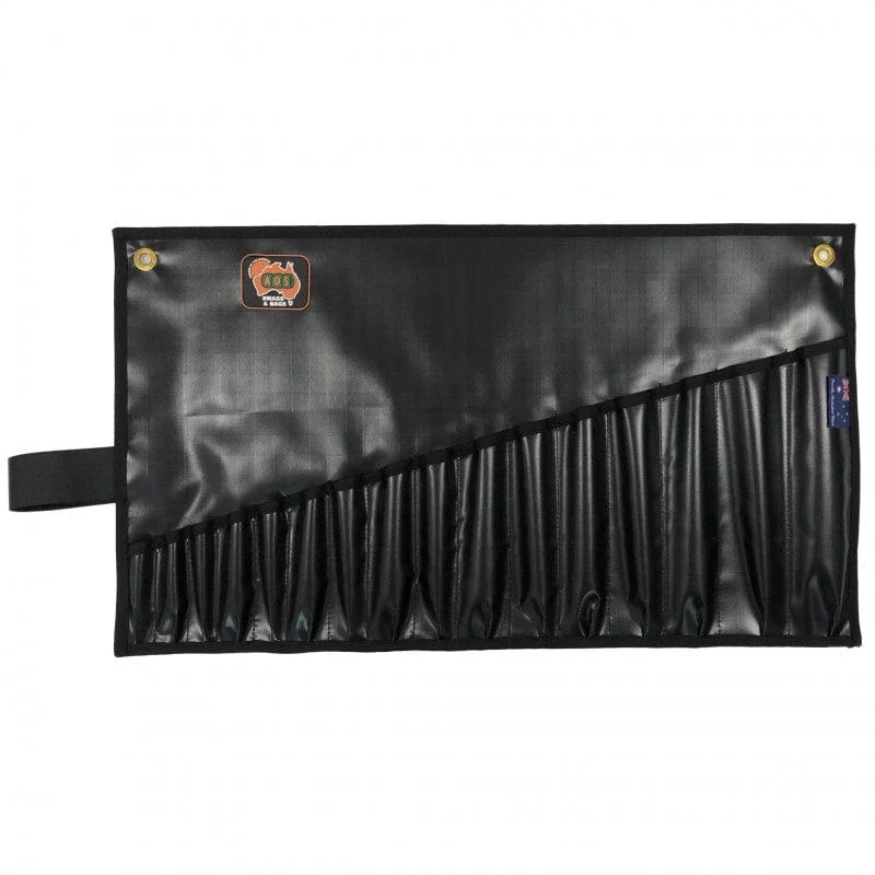 AOS Medium Black 16 Pocket Spanner Roll AOSROLLSP02BK