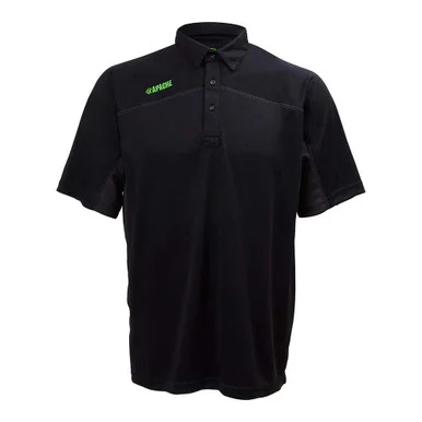Apache Langley Performance Polo Shirt - Black
