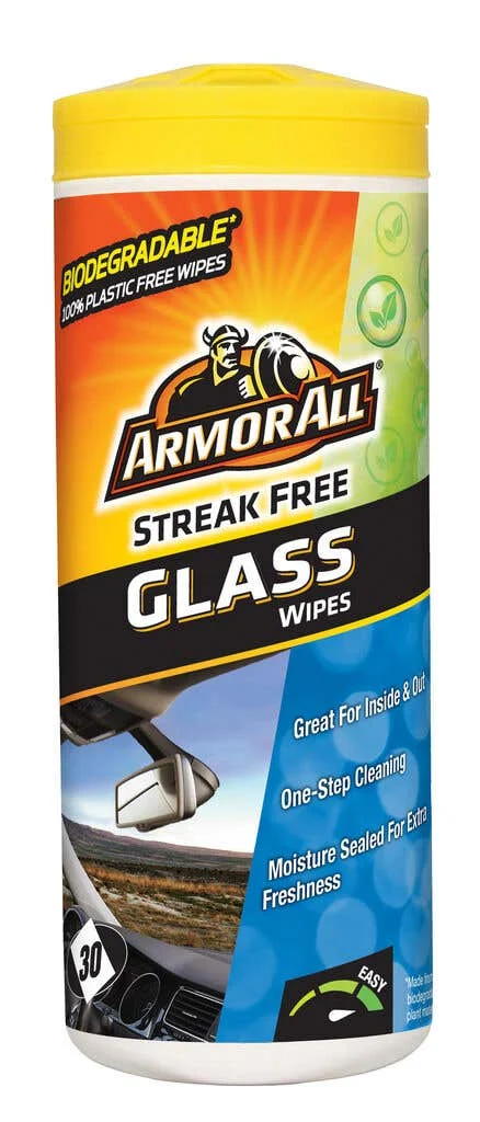 ArmorAll Streak Free Glass Wipes SRT - 30 Pack