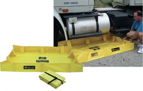 Brady 1.2M Spill Berm, H203mm x W1.2M x 1.2M Diameter, Polyethylene, Yellow