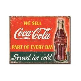 Coca-Cola, Part of Every Day Tin Sign