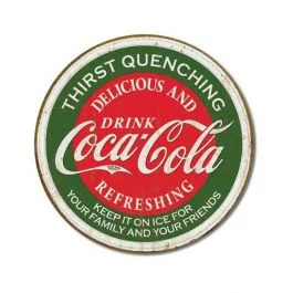 Coca-Cola Thirst Quenching Tin Sign