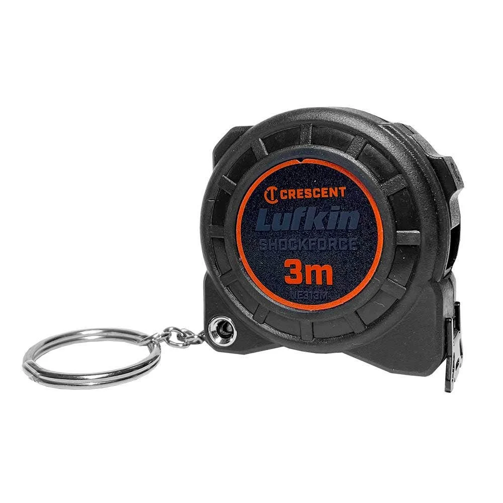 CRESCENT LUFKIN 3m Shockforce Nite Eye™ Key Chain Gen 1 Tape Measure NE313M