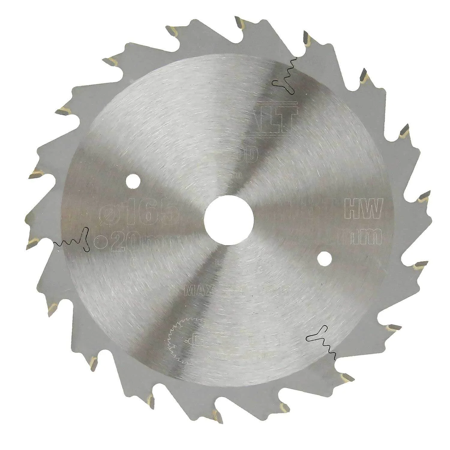 DEWALT 165x20mm 18T Extreme Workshop TCT Circular Saw Blade for Wood Cutting DT1089-QZ