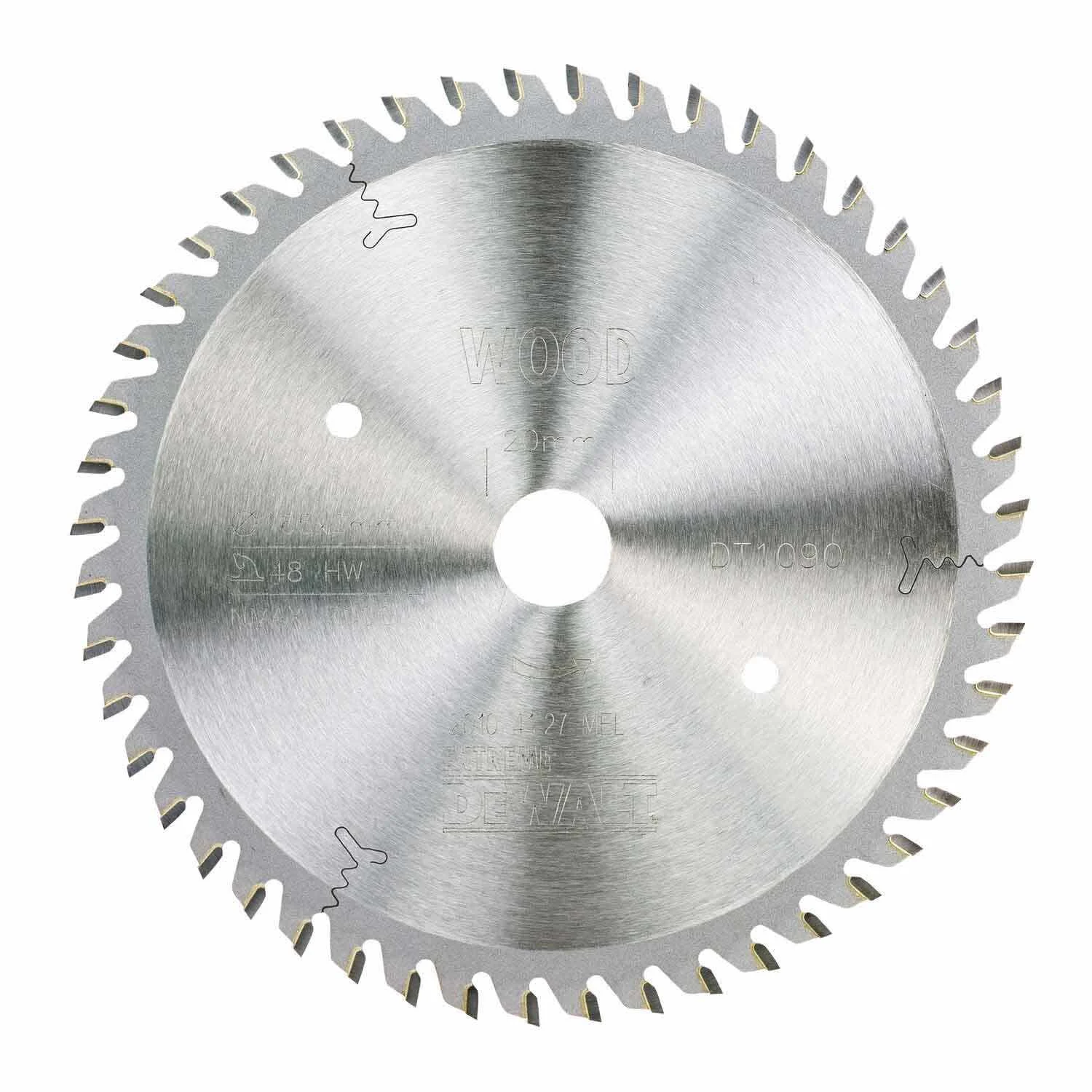 DEWALT 165x20mm 48T Extreme Workshop TCT Circular Saw Blade for Wood Cutting DT1090-QZ