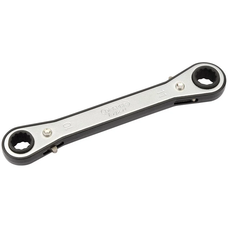 Draper Tools Ratcheting Ring Spanner (10mm x 11mm)