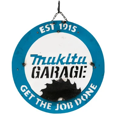 Dream Drives Makita Garage Round Hand Made Metal Sign
