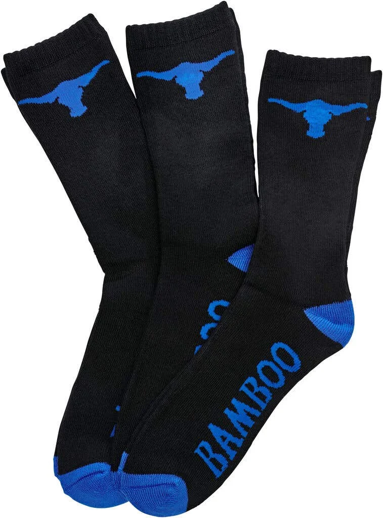 ELWD Bamboo Crew Socks 3Pk