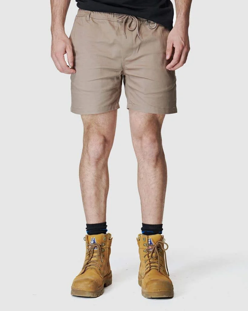 ELWD Basic Elastic Shorts Mens 204 Stone