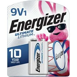 Energizer ULTIMATE 9V Lithium Battery