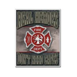 Firemen Tin Sign