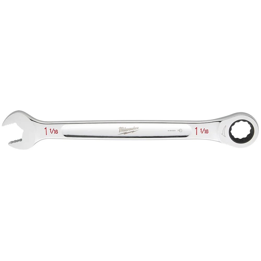 MILWAUKEE 1-1/16" SAE Ratcheting Combination Wrench 45969234