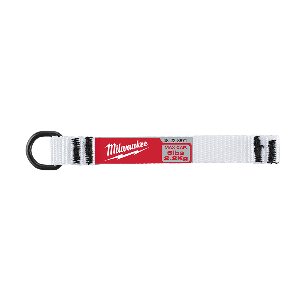 Milwaukee D-Ring Web Attachment 5pc 2.2kg (5lb)