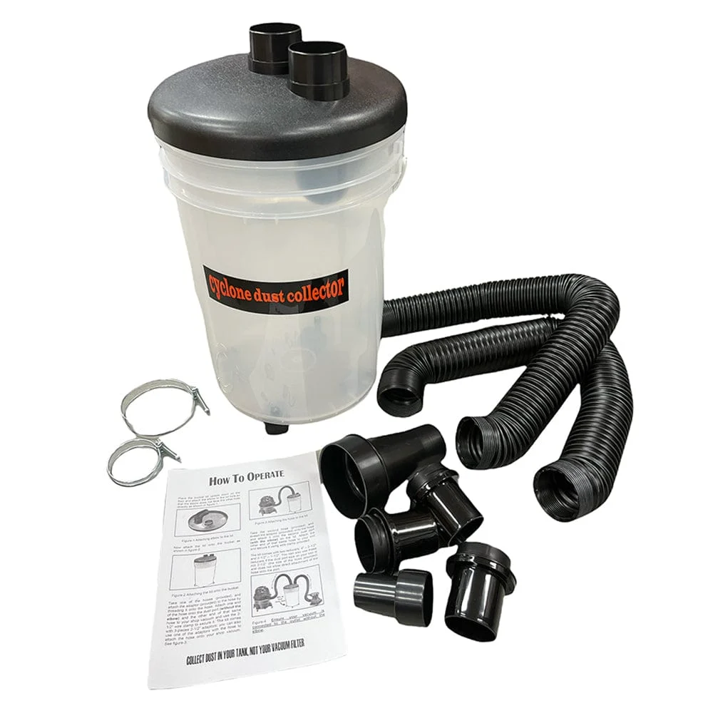Oltre Cyclone Dust Collector Bin & Hose Fittings Kit Z-100 *Restocking Soon - Expected Q1, 2026*
