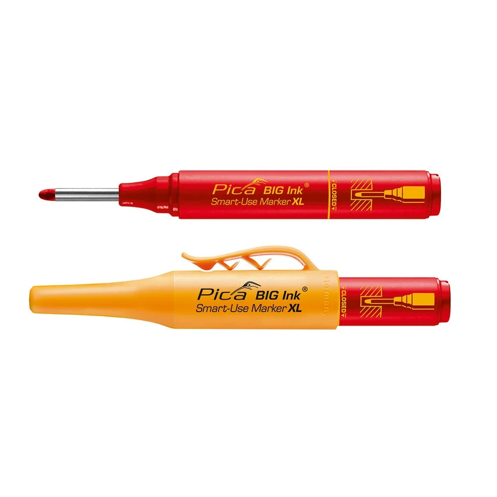 PICA Deep Hole XL Red Permanent Marker 17040SB