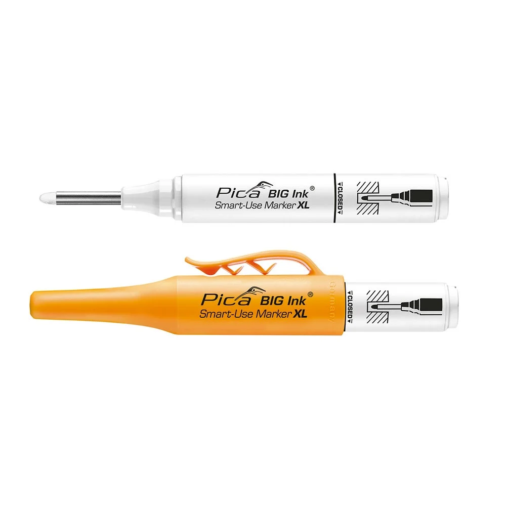 PICA Deep Hole XL White Permanent Marker 17052SB