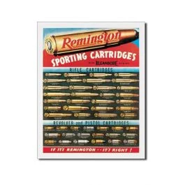 Remington Sporting Cartridge Tin Sign