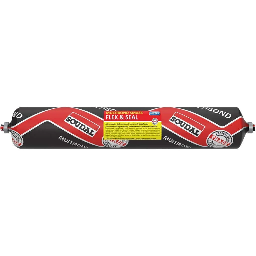 Soudal Sealant Multibond SMX25 Flex & Seal Black 600ml