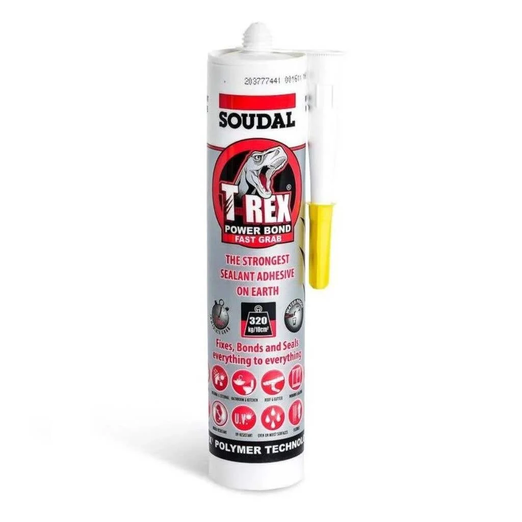 Soudal T-Rex Power Bond Fast Grab Grey 290ml