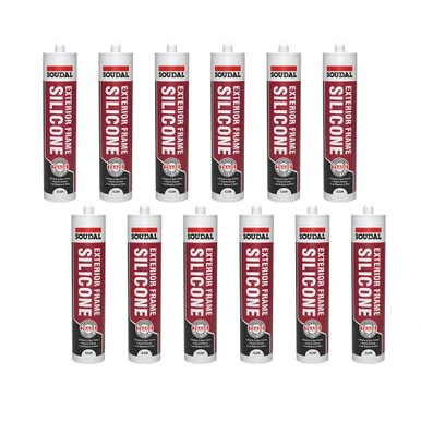 Soudal Trade Exterior Frame Silicone - Clear (270ml) Box of 12