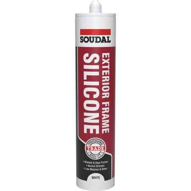 Soudal Trade Exterior Frame Silicone - White (270ml)
