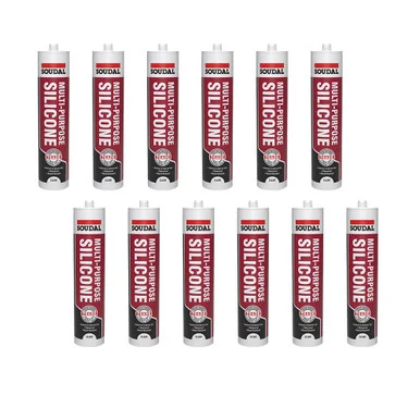 Soudal Trade Multi-Purpose Silicone - Clear (270ml) Box of 12