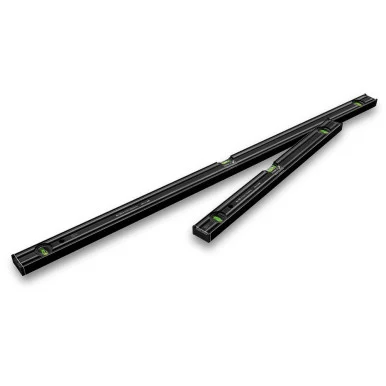Stabila 2 Piece Type 80 AS-2 Dark Shadow Spirit Level Set 600mm & 1200mm