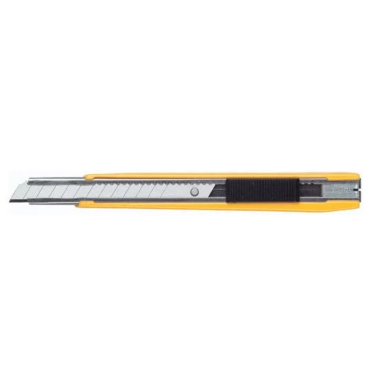 Sterling Yellow Deluxe Auto-Lock Snap Off Knife 330-1