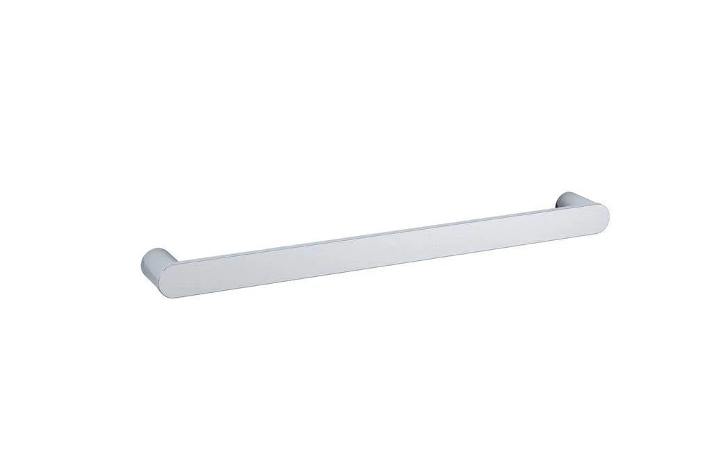 Thermogroup 13W Flat Pill Single Bar Heated Towel Rail with Transfiormer Polished Finish 632 x 40 x 70mm