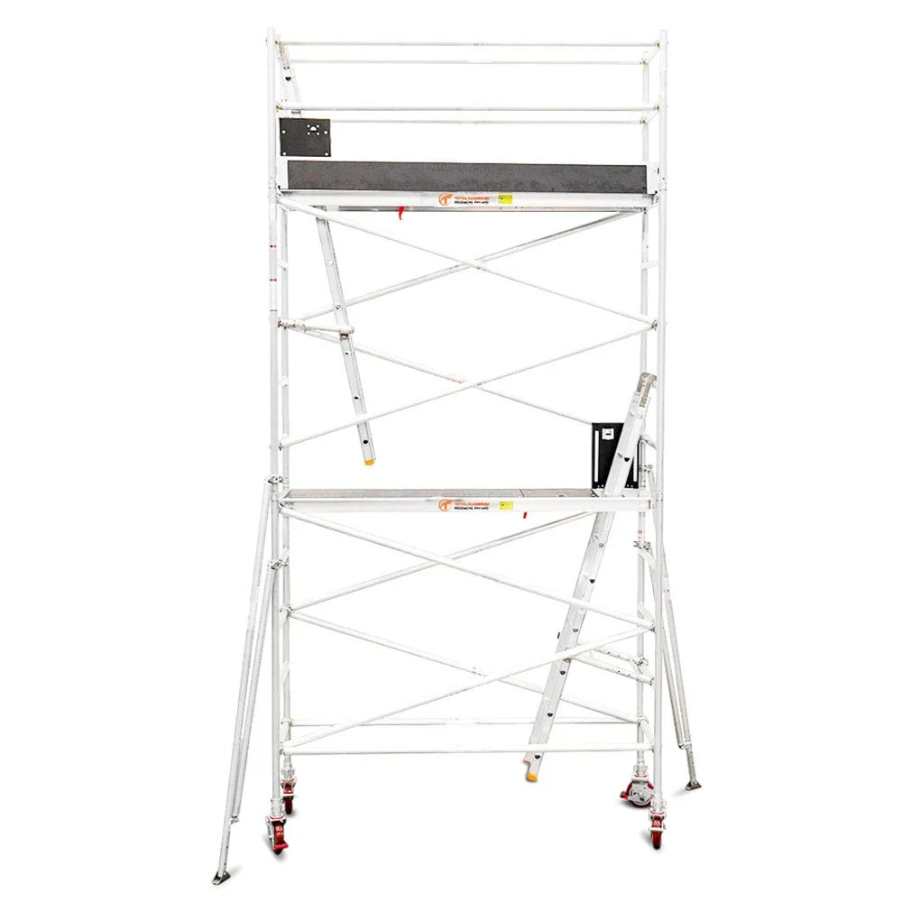TOTAL ALUMINIUM PRODUCTS 4.3m Scaffold Aluminium Mobile Tower - Narrow 4.3MNAMT