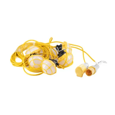 Vaunt 110V 5 x 12W Extendable Site Festoon Light