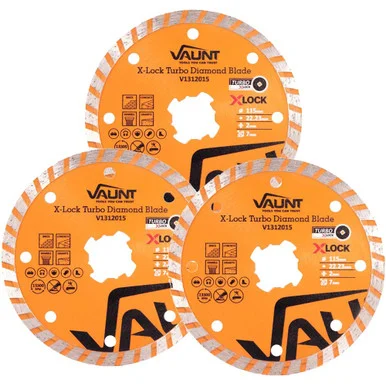 Vaunt 115mm X-Lock Diamond Blade General Purpose - Pack of 3